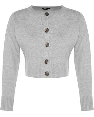 Trendyol Strickjacke - Grau