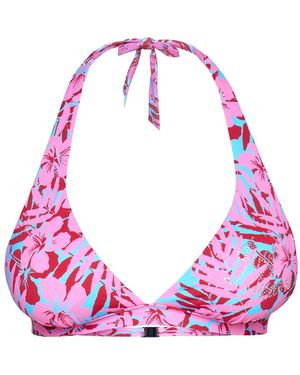 Joop! Bügel-Bikini-Top Hibiskus - Pink