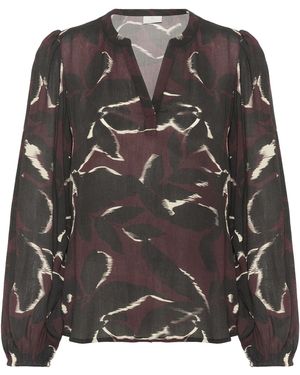 Kaffe Bluse Beate - Grau