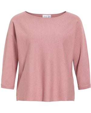 Vila Pullover Vimalu - Pink