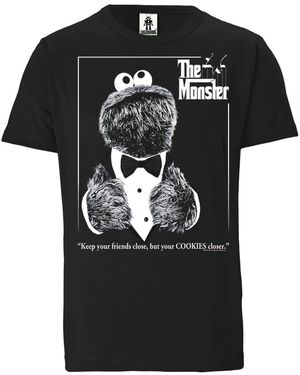 Logoshirt T-Shirt Sesamstrasse - Schwarz