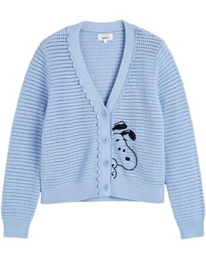 Chinti & Parker Strickjacke Snoopy - Blau