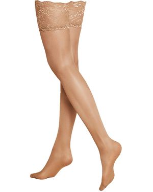 KUNERT Feinstrümpfe Satin Look 20 - Weiß