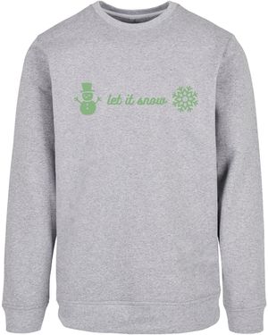 F4NT4STIC Sweatshirt Let It Snow - Grau
