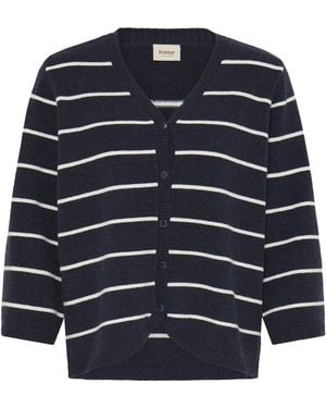 Fransa Strickjacke Bitte - Blau