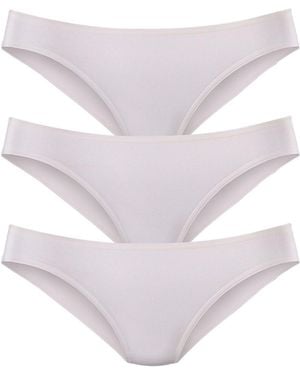 Lascana Bikinislip (3 Stck. - Weiß