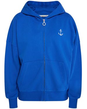 DreiMaster Maritim Sweatjacke 'Kilata' - Blau