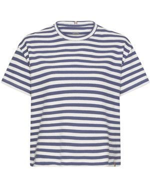 Camel Active T-Shirt Mit Rundhalsausschnitt - Blau
