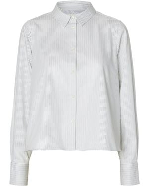 SELECTED Bluse Slwromie - Weiß
