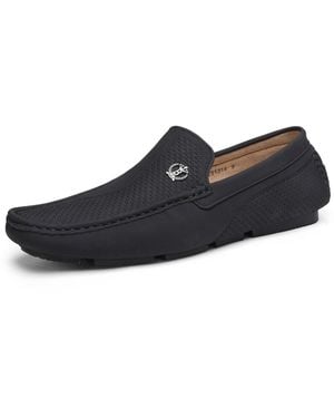 Bruno Marc Mokassin Herren Klassische Mokassins Flache Slipper Slip On Penny Loafer Weich Comfort Schuhs - Weiß