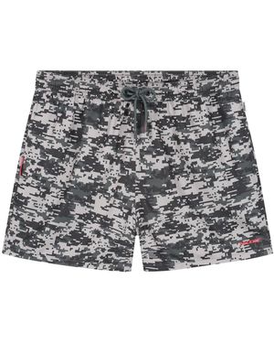 Pockies Badeshorts Camo - Grau