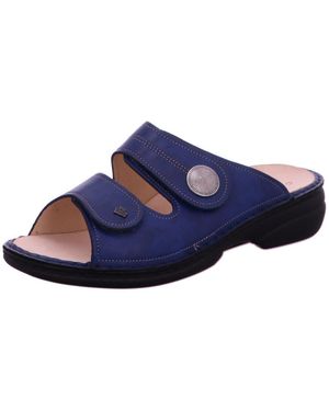 Finn Comfort Pantolette Pantolette Damen 02550 120040 Echtleder - Blau