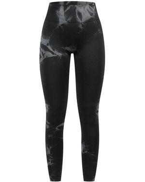 Smilodox Leggings Seamless Batik Srunch High Waist Becci - Schwarz