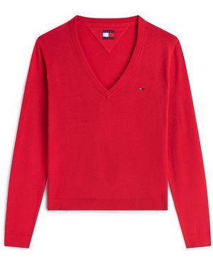 Tommy Hilfiger Pullover Essential - Rot