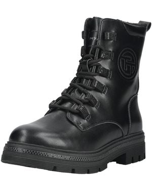Tom Tailor Schnürstiefelette - Schwarz