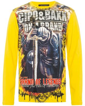 Cipo & Baxx Sweatshirt - Gelb