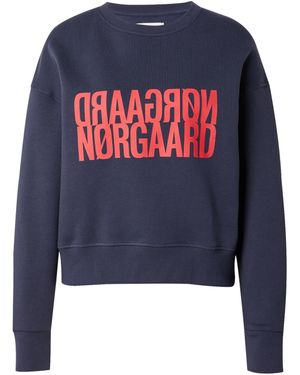 Mads Nørgaard Sweatshirt 'Tilvina' - Blau