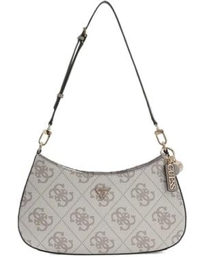 Guess Schultertasche Noelle - Weiß