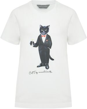 Cat e Lolette Shirt Dandy Cat - Weiß