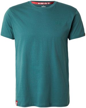 Alpha Industries T-Shirt Air Force Pilot - Grün