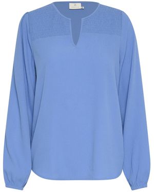 Kaffe Bluse Kalinda - Blau