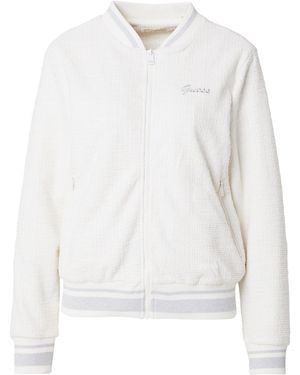 Guess Sweatjacke Jole - Weiß