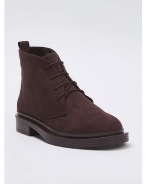 Trendyol Schnürstiefelette - Braun
