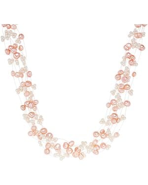 Valero Pearls Kette - Pink