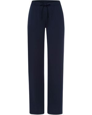 Hanro Stoffhose Natural Wear - Blau
