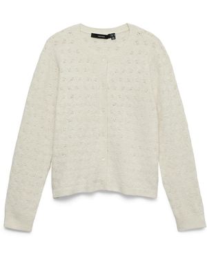 Vero Moda Strickjacke Vmdoffy - Weiß