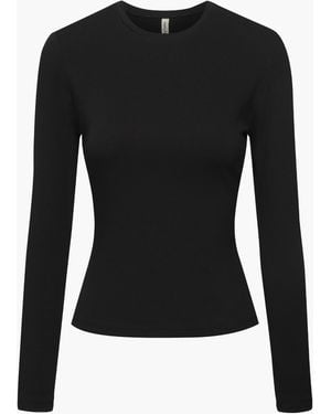cfab Shirt Cotton Longsleeve - Schwarz