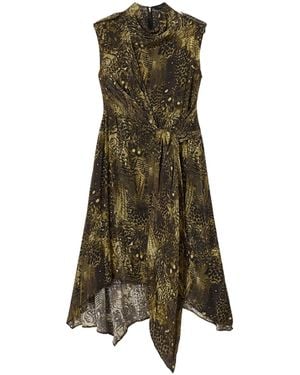 AllSaints Kleid Persia - Grün