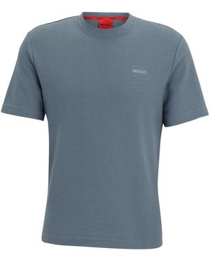 HUGO Schlafshirt Austin - Blau