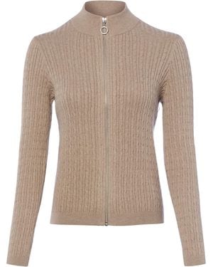 Franco Callegari Strickjacke - Natur