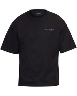 Dropsize T-Shirt - Schwarz