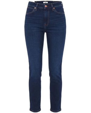 Wrangler Jeans Sienna Weathered Rinse - Blau