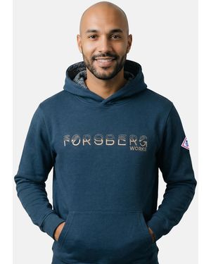Forsberg Sweatshirt Grunnson Hoodie - Blau