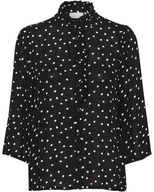 Kaffe Bluse 'Ka Vinni' - Schwarz
