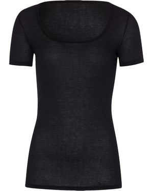 Hanro Unterhemd Ultralight - Schwarz