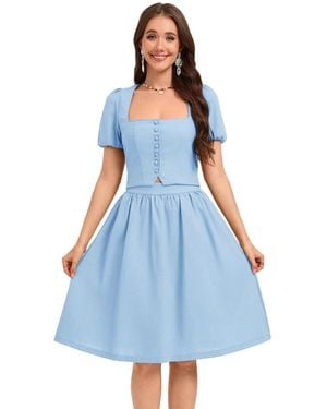 efashion Dirndl - Blau