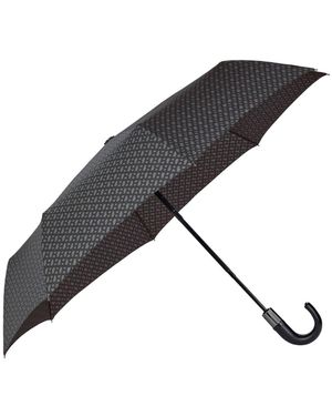 BOSS Regenschirm Pocket Umbrella Monogramme - Grau