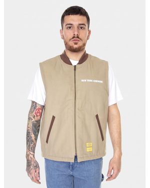 Dickies Weste Nys Sherpa Lined Duck Vest Desert Sand - Natur