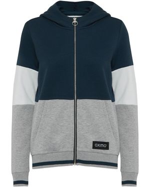 Oxmo Sweatjacke Anna - Blau