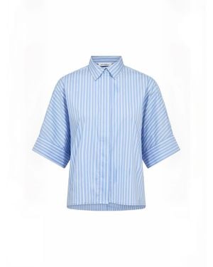 co'couture Cocouture Shirt Kaiecc Stripe Ss - Blau