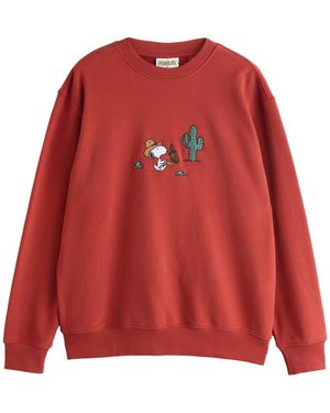 Next Sweatshirt Snoopy - Rot