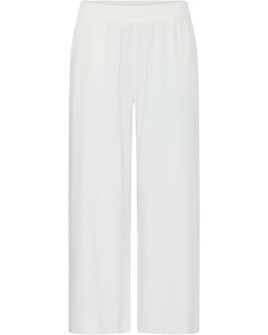 Oxmo Loungehose Oxninna Linen Mix - Weiß