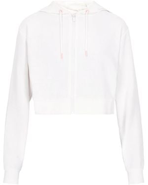 myMo Sweatjacke Back To School - Weiß