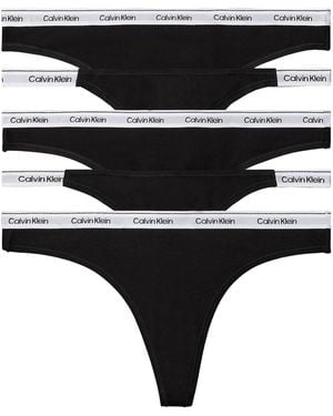 Calvin Klein String - Schwarz