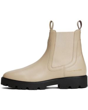 Tommy Hilfiger Chelsea Boots - Natur