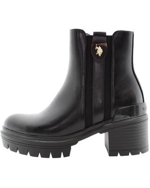 U.S. POLO ASSN. Stiefelette - Schwarz